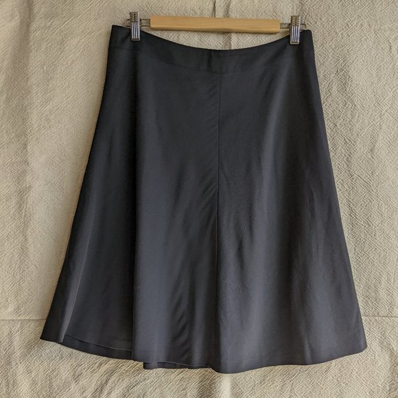 Jigsaw Navy Blue Fit and Flare Skirt - Picture 1 of 5